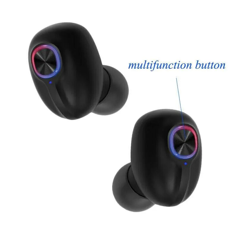 TWS Bluetooth Earbuds Waterproof Bluetooth 5.1 Headset Noise Cancelling Wireless - Anti Spier 