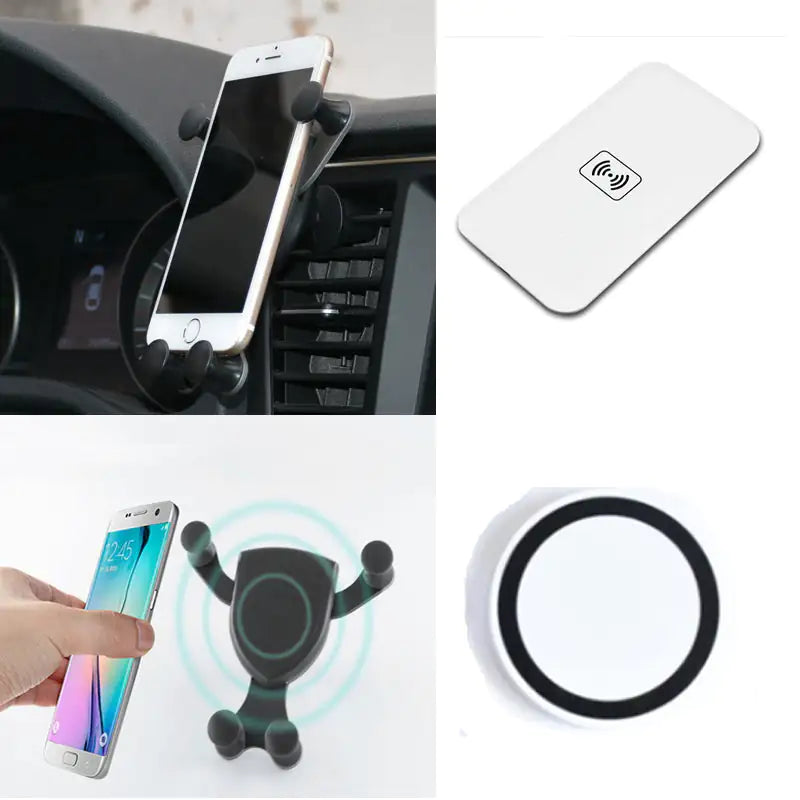 Home- Car- Travel Wireless Charger for iPhone And Smartphones