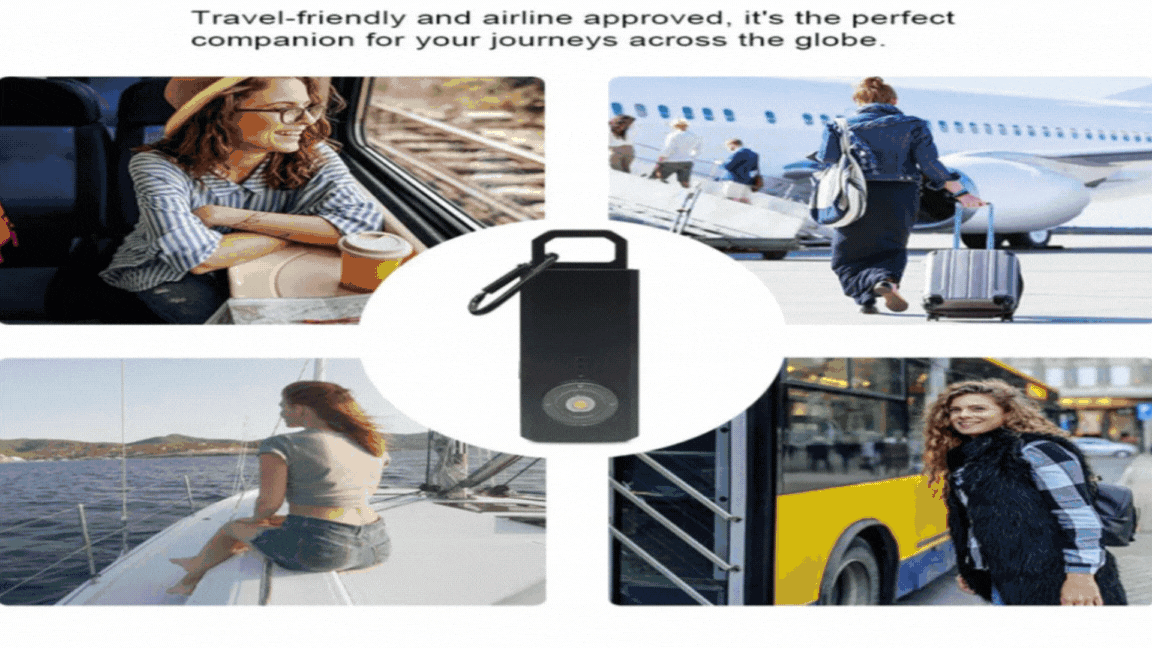 Self-Defense Security Alarm With Motion Sensor And LED