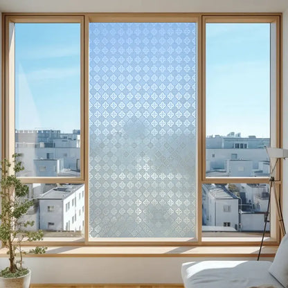 Static Cling Window Film - Frosted 3D Decorative Vinyl