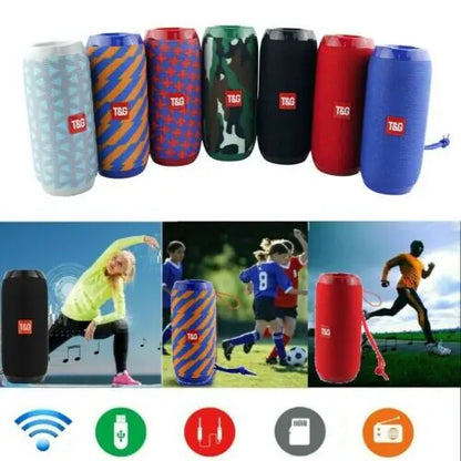 Bluetooth Speaker Wireless Waterproof Outdoor Stereo Bass USB/TF/FM Radio LOUD - Anti Spier 