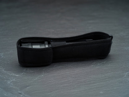 Black Flashlight Stun Shock Rechargeable Super Bright LED with Holster