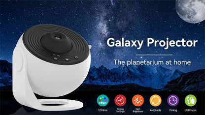 Night Light Galaxy Projector Starry Sky Projector 360 Rotate Planetarium Lamp For Kids Bedroom Valentines Day Gift Wedding Deco