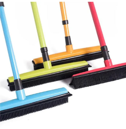 Extendable Pet Hair Removal Rubber Broom