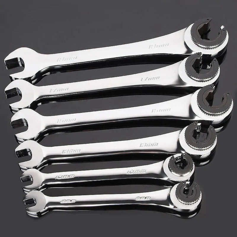 Tubing Ratchet Wrench Set