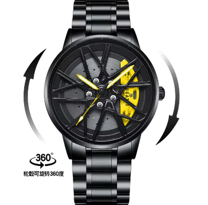 Car Wheel Hub Rim Watch