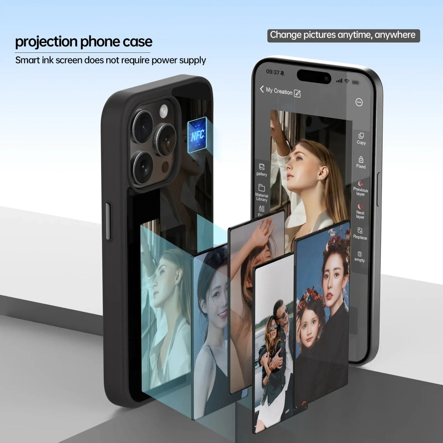 Wireless Screen Projection Phone Case