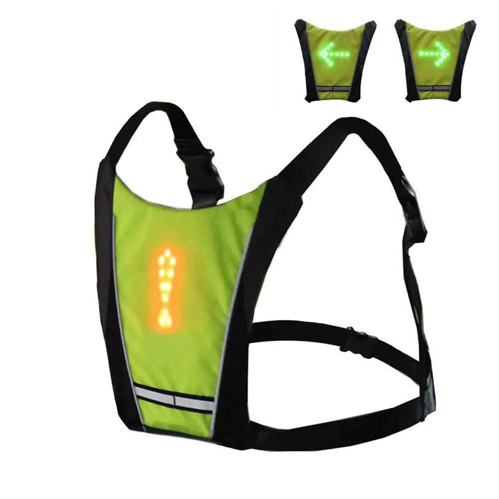 LED Cycling Safety Vest with Bag