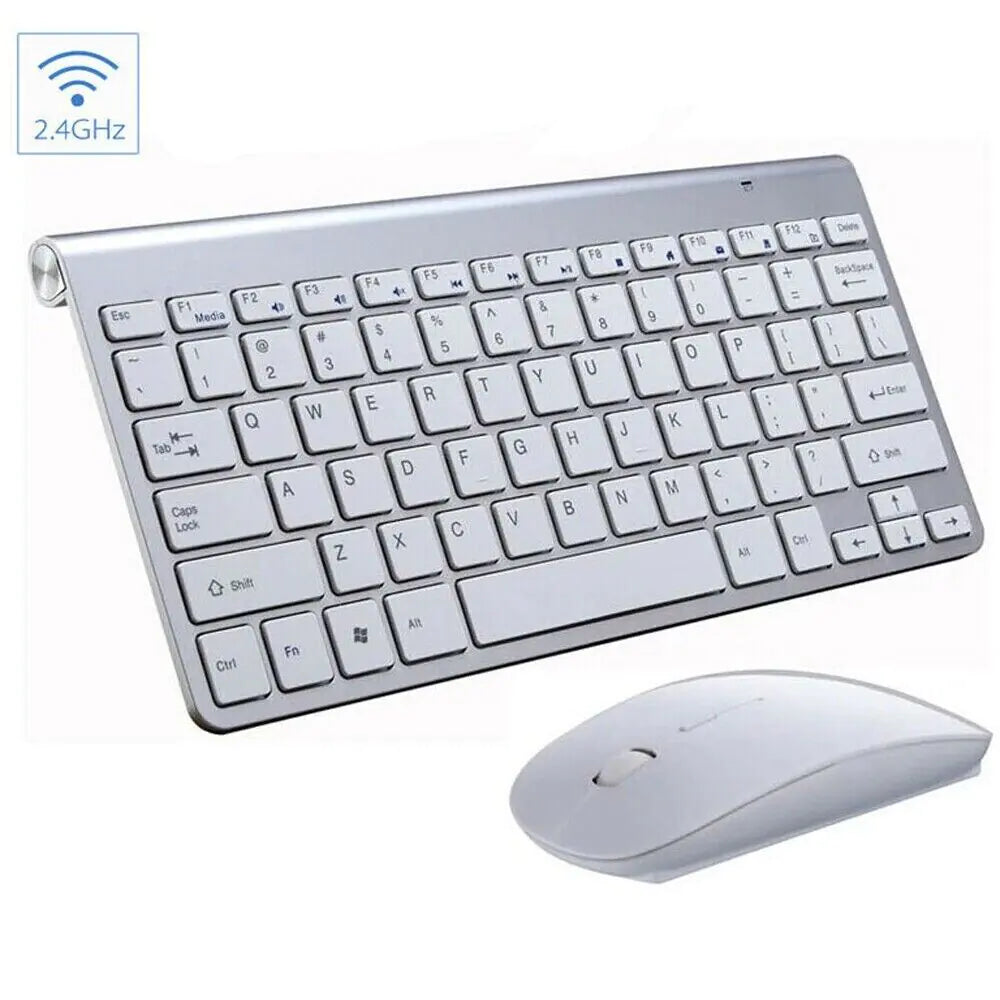 Mini Wireless Keyboard And Mouse Set Waterproof 2.4G For Mac Apple PC Computer