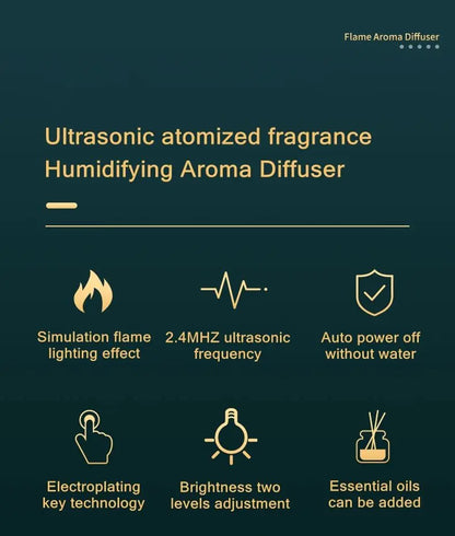 Ultrasonic Usb Fire Essential Oil Aroma Diffuser