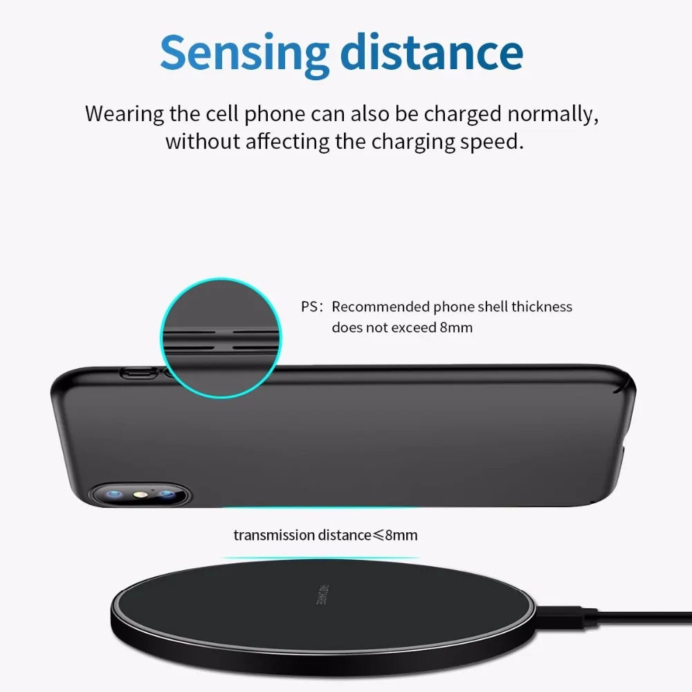 20W Qi Wireless Charger: Fast Charging for iPhone, Samsung, Xiaomi, Huawei, and More!