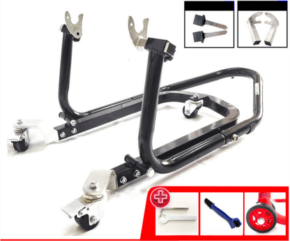 Liou Stand™ Motorcycle Paddock Stand Dolly Mover by Bean's Moto Booth