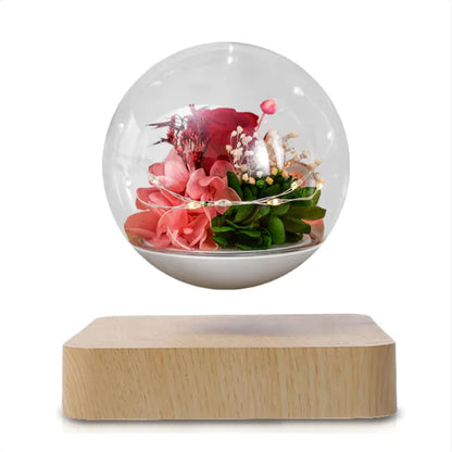 Home Desk Decoration Magnetic Levitation Perpetual Flower Ornament