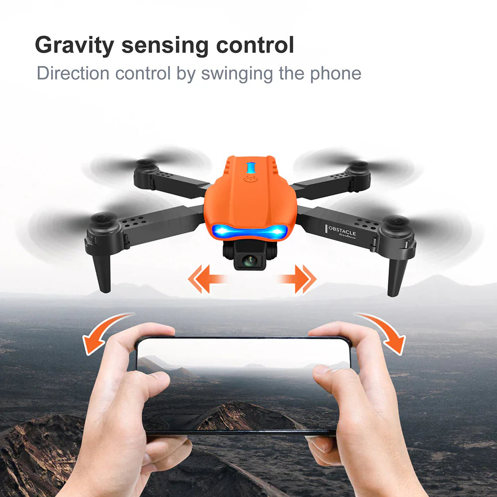 Drones Quadcopter 5G 4K GPS Drone X Pro with HD Dual Camera WiFi FPV Foldable RC - Anti Spier 