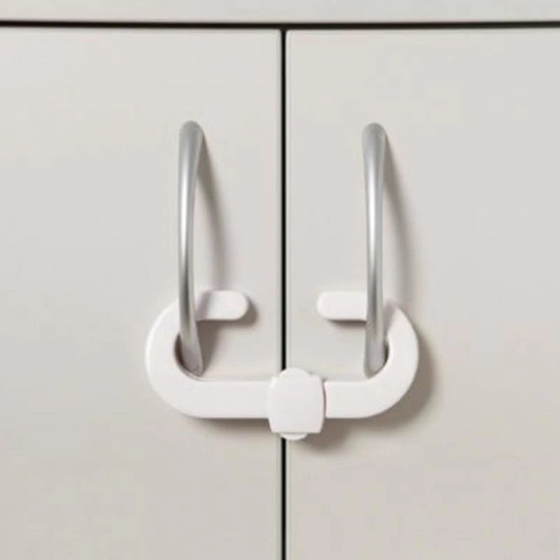 Cabinet Door Safety Handle Lock