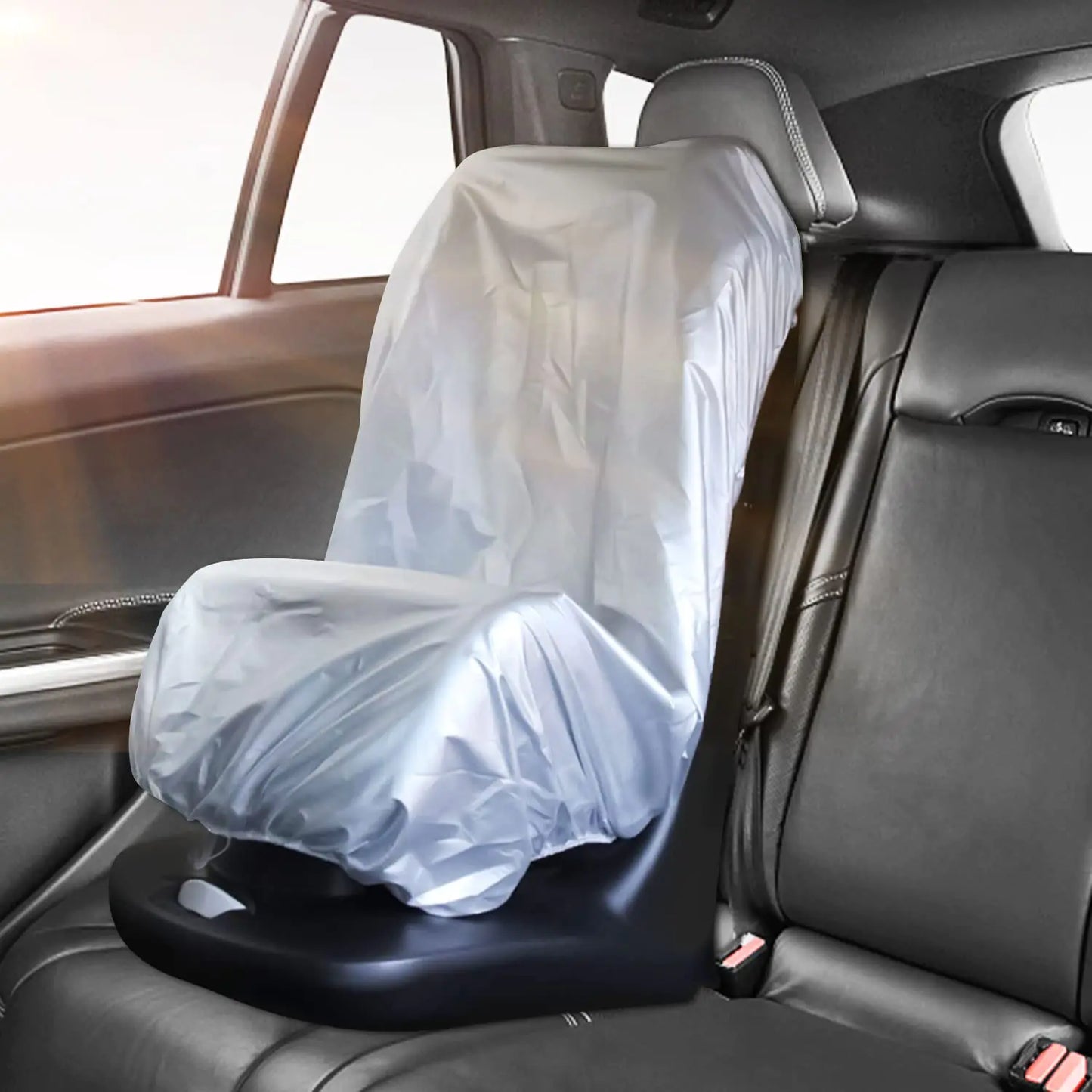 Car Seat Sun Shade Cover Infant Car Seats Heat Protector Keeps Your Toddler Baby Seat at a Cool Temperature Covers and Blocks Out Heat & Sun Reflective Baby Seat Covers for Car Seats