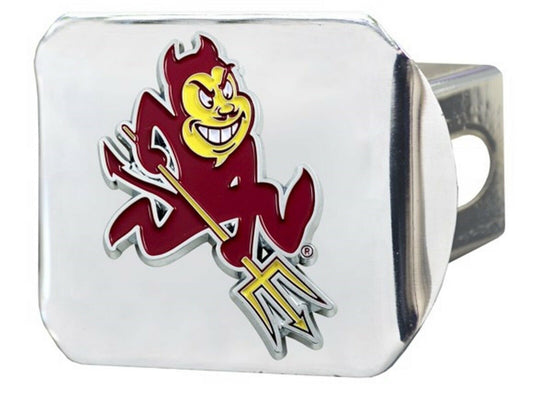 Arizona State Sun Devils Hitch Cover Solid Metal with Raised Color Metal Emblem 2" Square Type III University