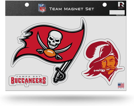 NFL Tampa Bay Buccaneers Retro Team Magnet Set