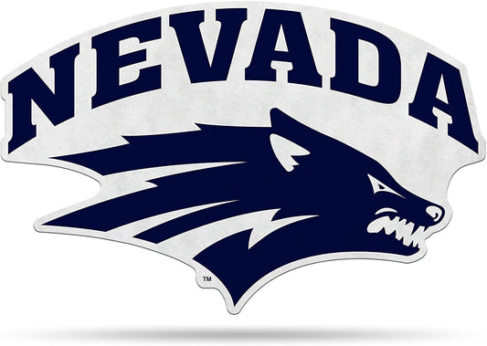 University of Nevada Reno Wolf Pack 18 Inch Shape Cut Pennant, Primary Logo, Soft Felt, Easy to Hang