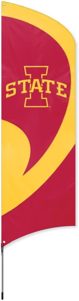 Iowa State University Cyclones Tailgating Flag Kit 8.5 x 2.5 feet with Pole