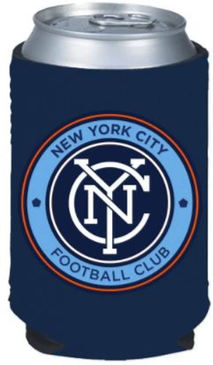 New York City FC CAN Beverage Insulator Neoprene Holder Cooler FC SC Soccer MLS