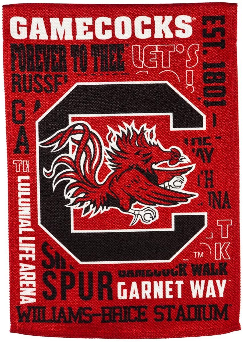 University of South Carolina Gamecocks Premium Double Sided Banner Flag 28x44 Inch Fan Rules Design Indoor Outdoor by Fielders Choice