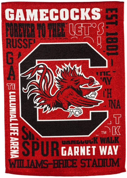 University of South Carolina Gamecocks Premium Double Sided Banner Flag 28x44 Inch Fan Rules Design Indoor Outdoor by Fielders Choice