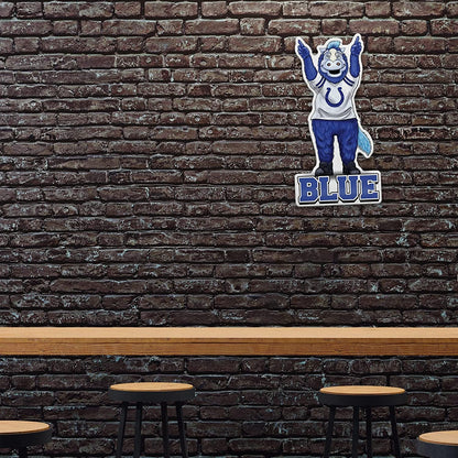 Indianapolis Colts Pennant Mascot Logo 18 Inch Soft Felt