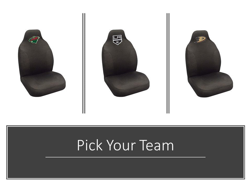 Edmonton Oilers Bucket Auto Seat Cover 48x20 Inch Elastic