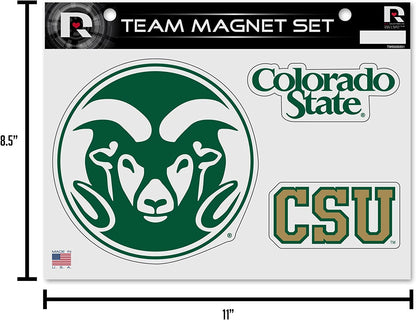 North Dakota State University Bison Multi Magnet Set 8.5x11 Inch Sheet Die Cut Auto Home