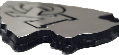 Cleveland Browns Premium Solid Metal Raised Auto Emblem, Shape Cut, Adhesive Backing