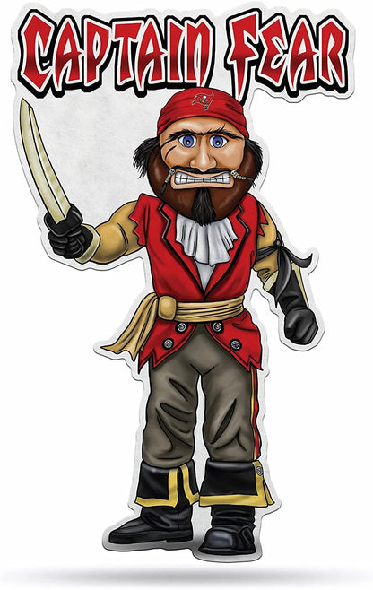 Tampa Bay Buccaneers Pennant Mascot Logo 18 Inch Soft Felt