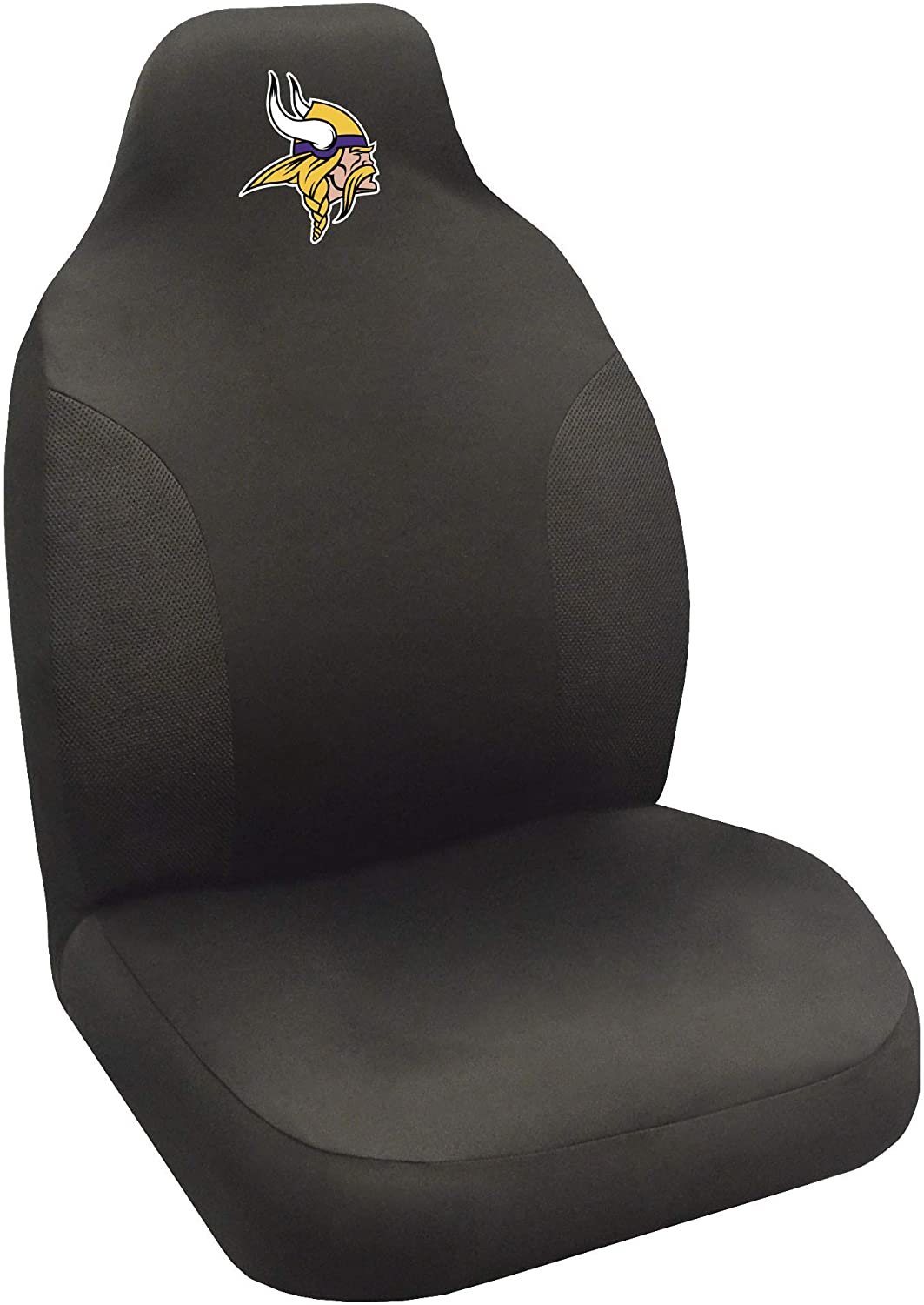 Minnesota Vikings Embroidered Seat Cover, Black, 20"x48"