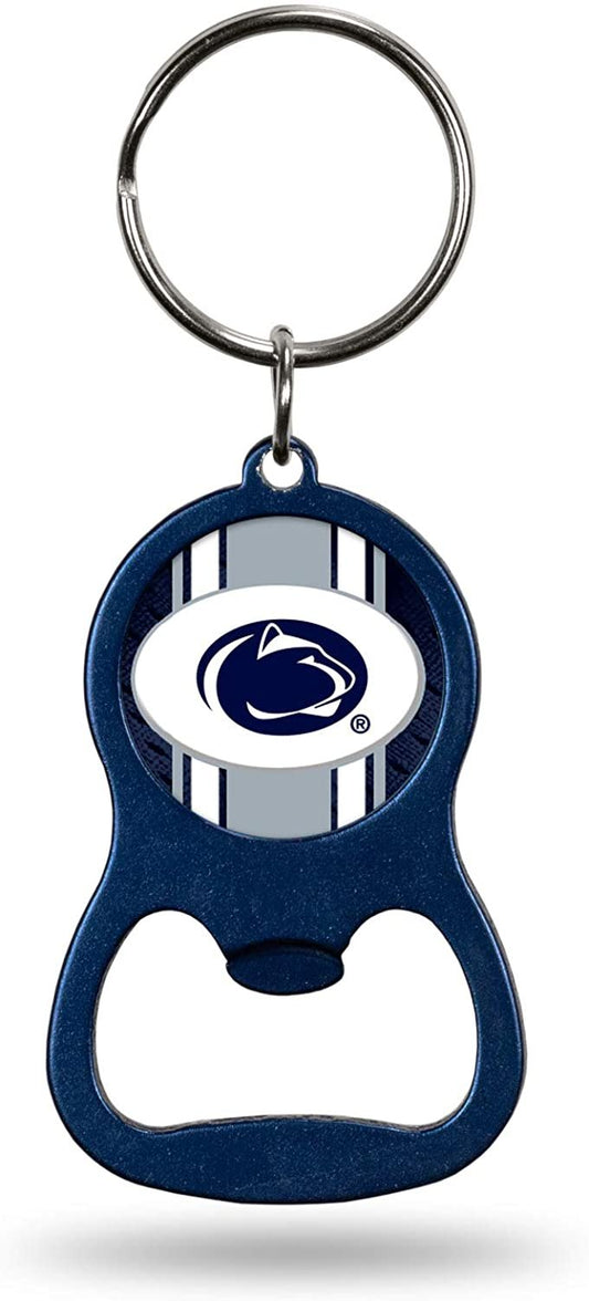 Penn State University Nittany Lions Bottle Opener Keychain, Metal, 1.25x3.75 Inch