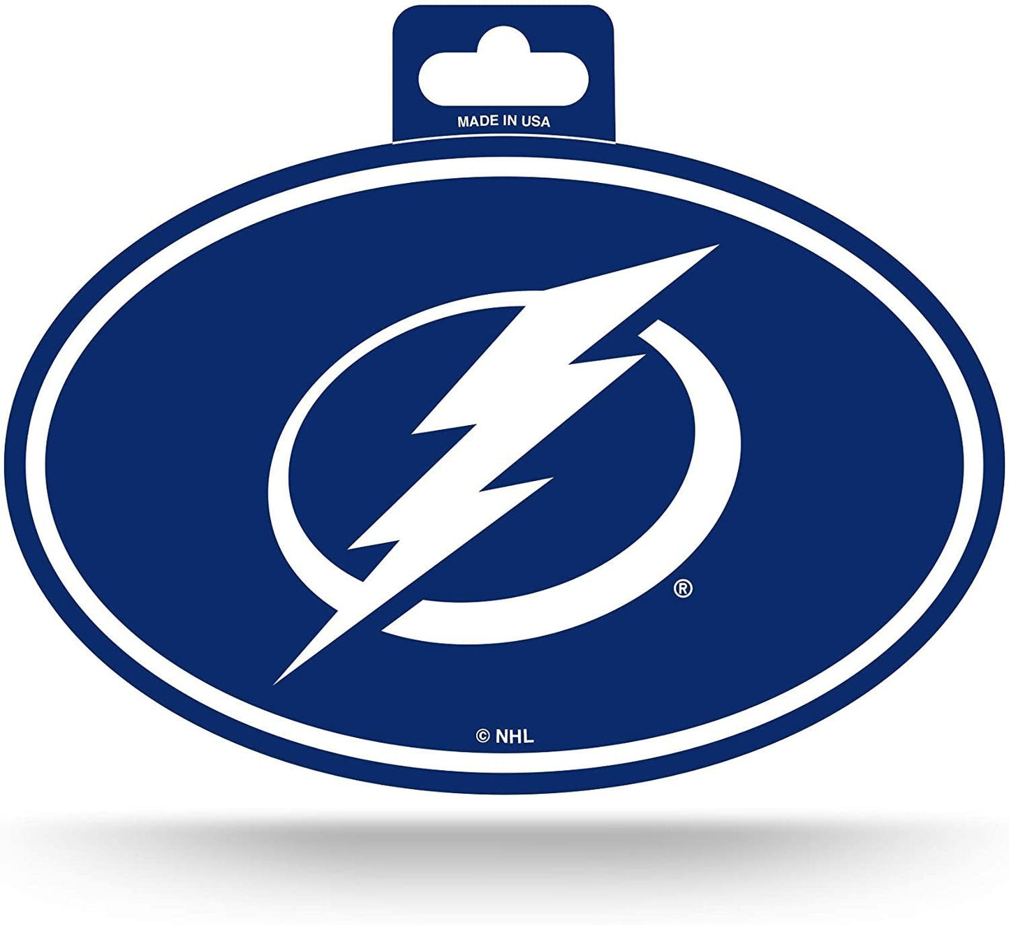 NHL Tampa Bay Lightning Color Team Logo Oval Sticker