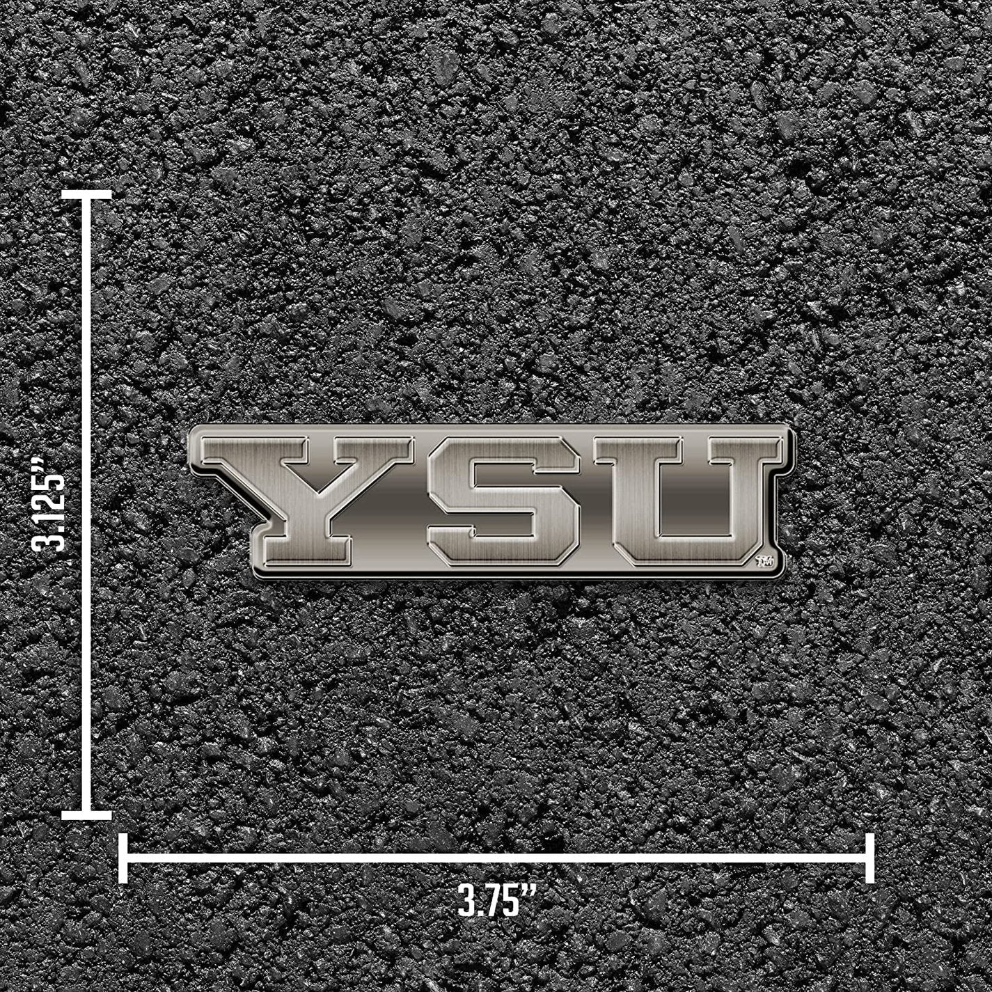 Youngstown Penguins Solid Metal Auto Emblem Antique Nickel for Car/Truck/SUV