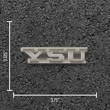 Youngstown Penguins Solid Metal Auto Emblem Antique Nickel for Car/Truck/SUV