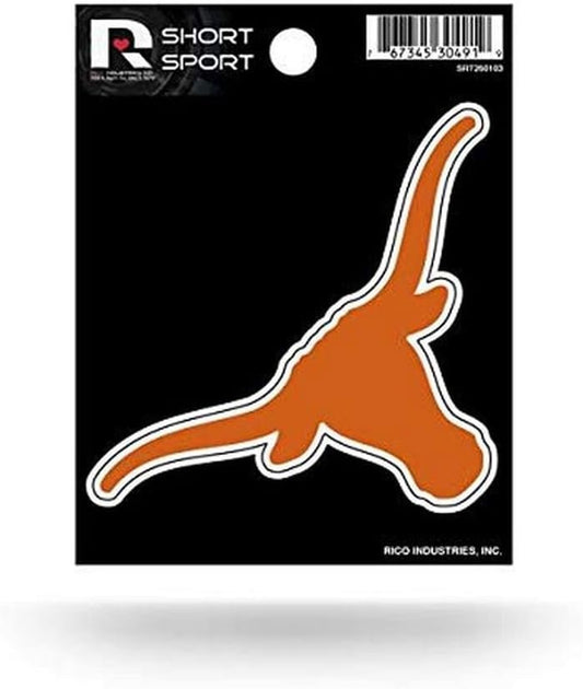 University of Texas Longhorns 3 Inch Decal Sticker Flat Vinyl Full Adhesive Backing