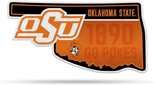 Oklahoma State Cowboys Pennant State Shape 18 Inch Soft Felt University of
