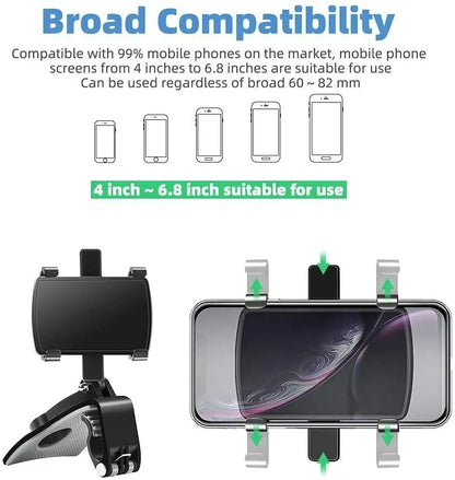 Universal Car Dashboard Mount Holder Stand Clamp Cradle Clip For Cell Phone GPS