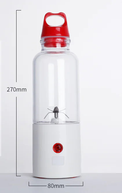 High-Power Portable Juicer Cup with Detachable Lid