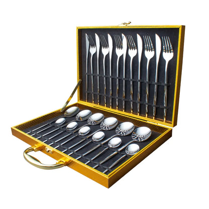 24 Pieces Luxury Cutlery Set