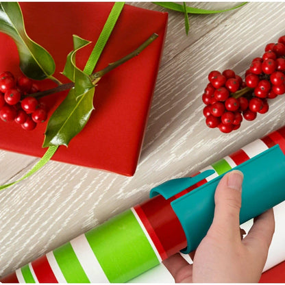 Gift Paper Roll and Slide Cutter