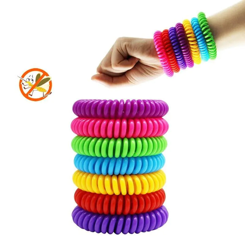 24 Pack Anti Bug Insect Pest Repellent Bracelet Wrist Band Natural Protection US - Anti Spier 