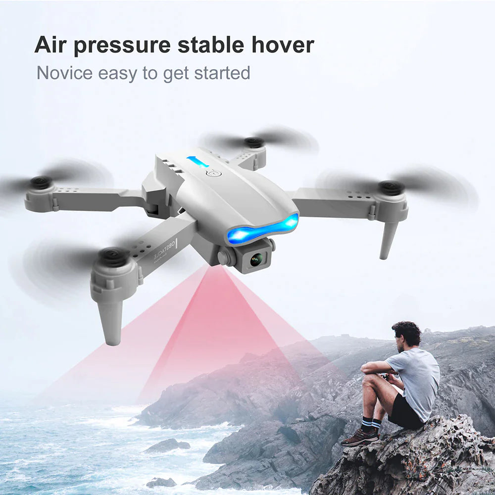 Drones Quadcopter 5G 4K GPS Drone X Pro with HD Dual Camera WiFi FPV Foldable RC - Anti Spier 