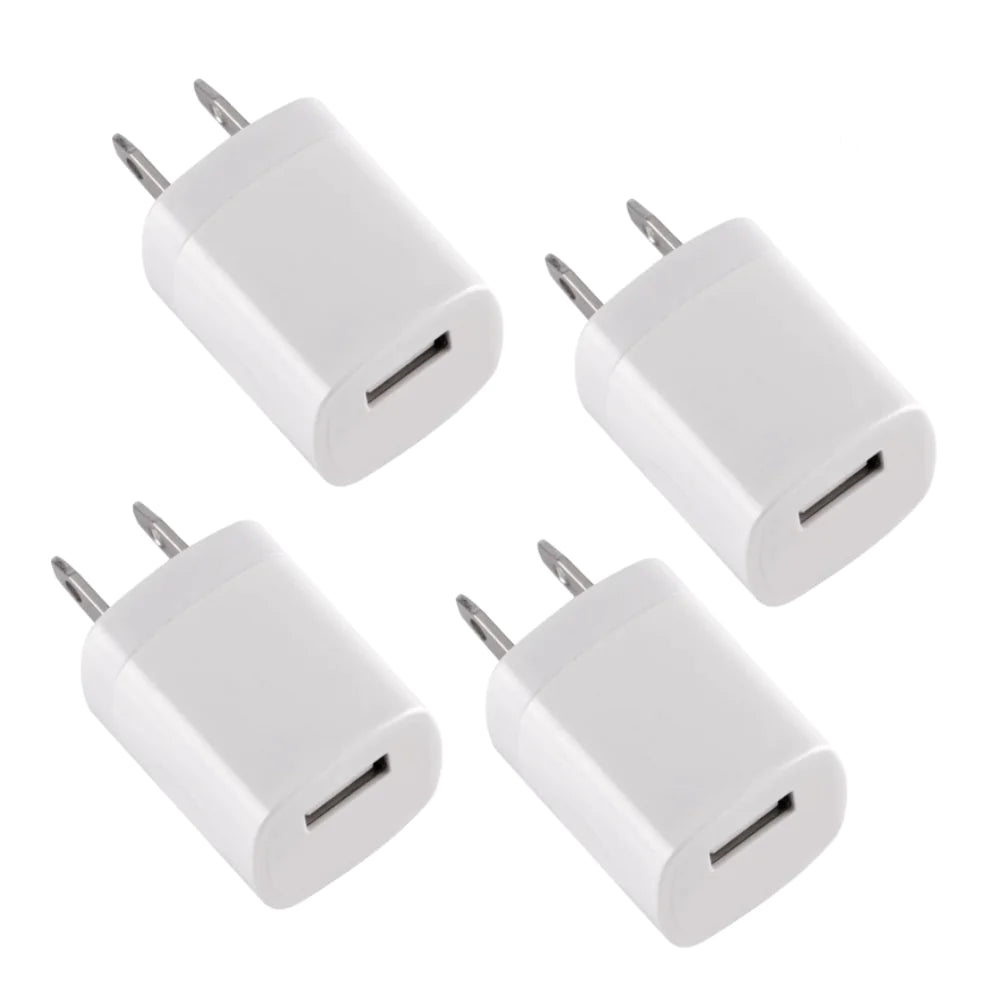 4x USB Power Adapter Wall Charger - Anti Spier 