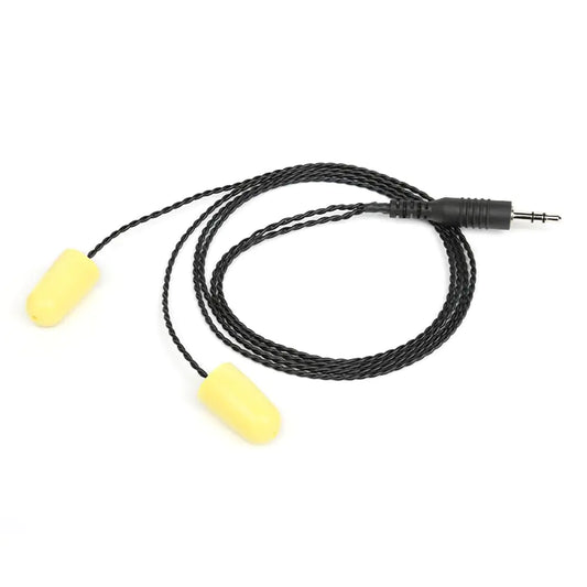 BANDARICOMM Racing Radio Earbuds 1/8" Plug Alpha Foam Stereo Earbud Speaker for Hearing Protection Noise Reduction