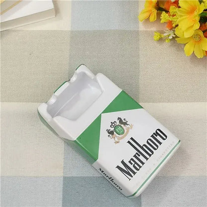 Retro Ceramic Cigarette Case Ashtray