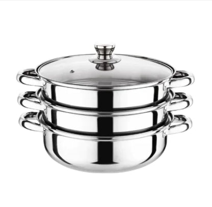 Three-Layer Multi-Purpose Soup Steamer