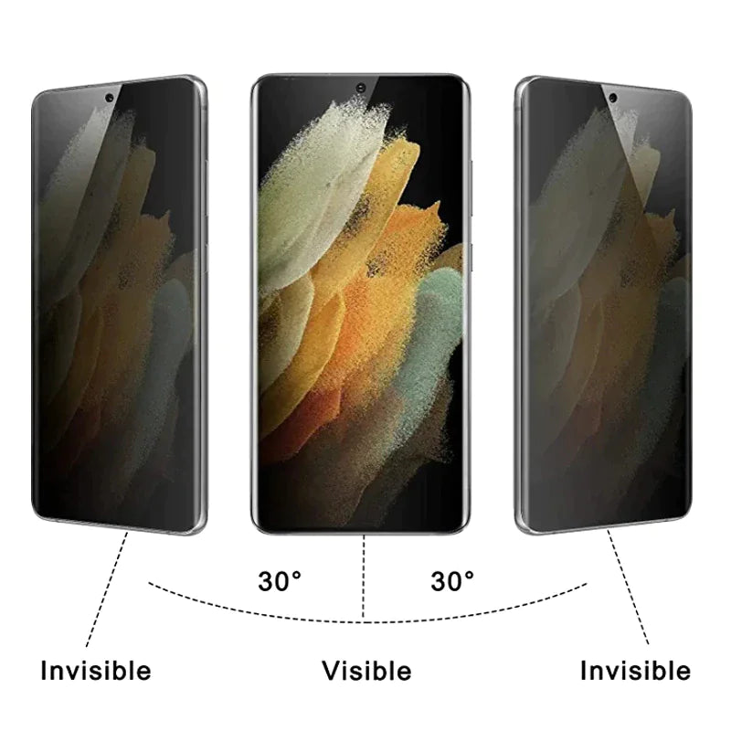 2-Pack Anti-Spy Privacy Hydrogel Screen Protector For Samsung S23 Ultra Plus S22 - Anti Spier 